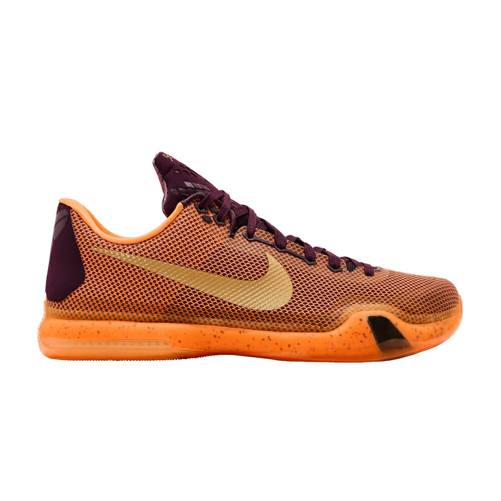 ナイキ コービー ゴールド 赤 レッド ILK スニーカー メンズ NIKE KOBE 10 / MERLOT METALLIC GOLD VILLAIN RED
