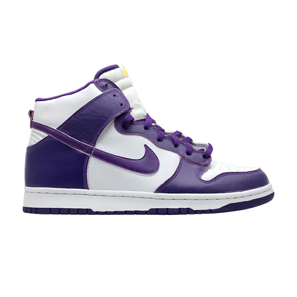 ナイキ ダンク ご機嫌 白いこと 白いこと 紫 パープル ダンクハイ スニーカー メンズ NIKE DUNK HIGH LE / WHITE VARSITY PURPLE