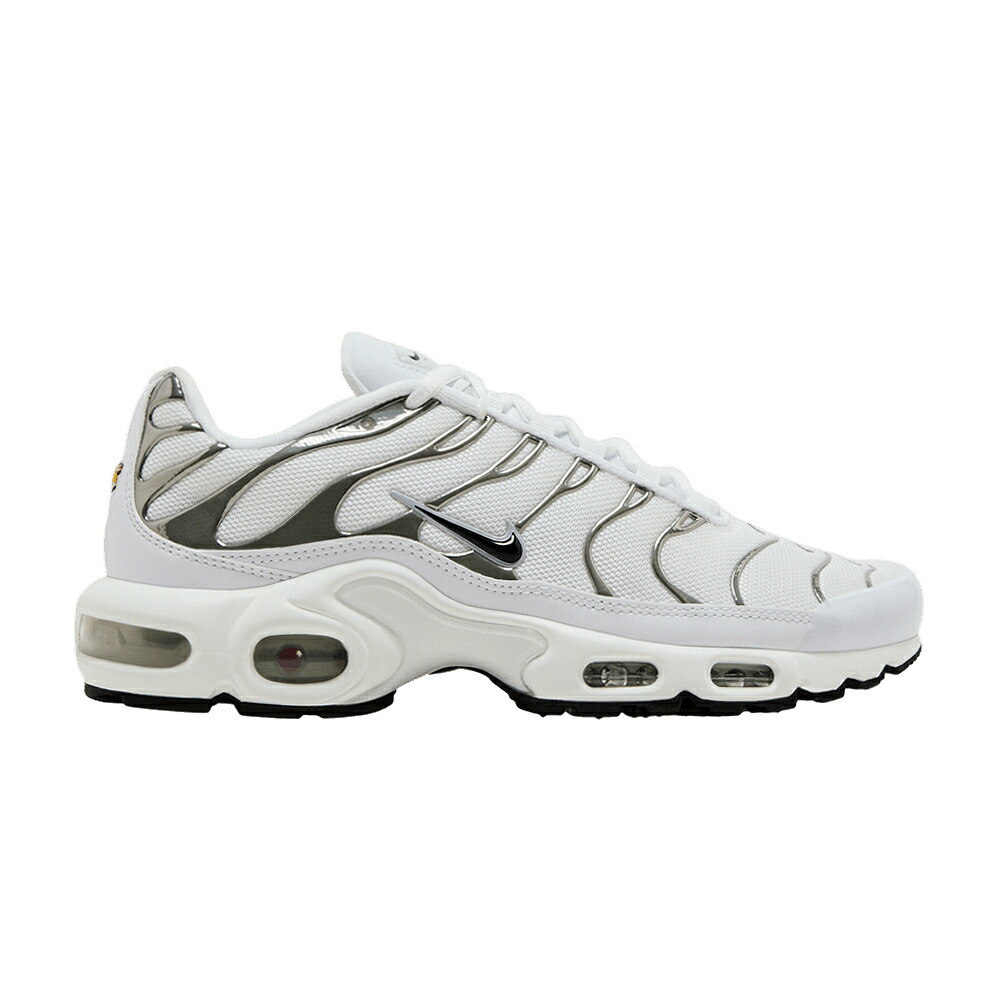 ナイキ マックス 白いこと 白いこと しろがね色 しろがね色 エアマックスプラス \u0027WHITE SILVER\u0027 スニーカー レディース NIKE WMNS AIR MAX PLUS SE CHROME / WHITE METALLIC SILVER
