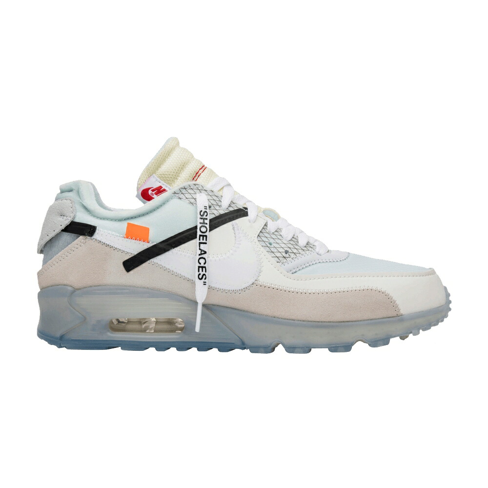 ナイキ 象牙色 マックス 白いこと 白いこと エア湖マックス \u0027THE TEN\u0027 スニーカー メンズ NIKE OFF-WHITE X AIR MAX 90 / SAIL WHITE MUSLIN