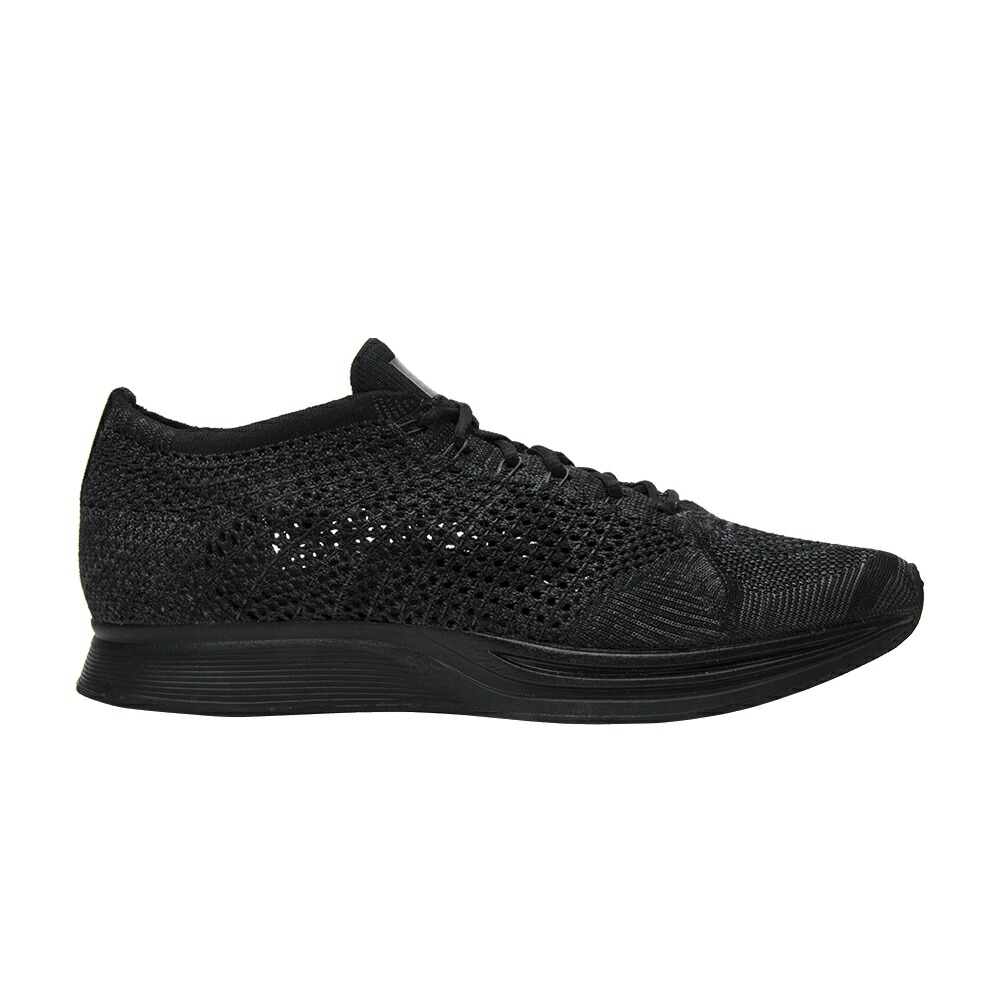 ナイキ フライニット 黒色 ブラック TRIPLE BLACK スニーカー メンズ NIKE FLYKNIT RACER / BLACK BLACK ANTHRACITE