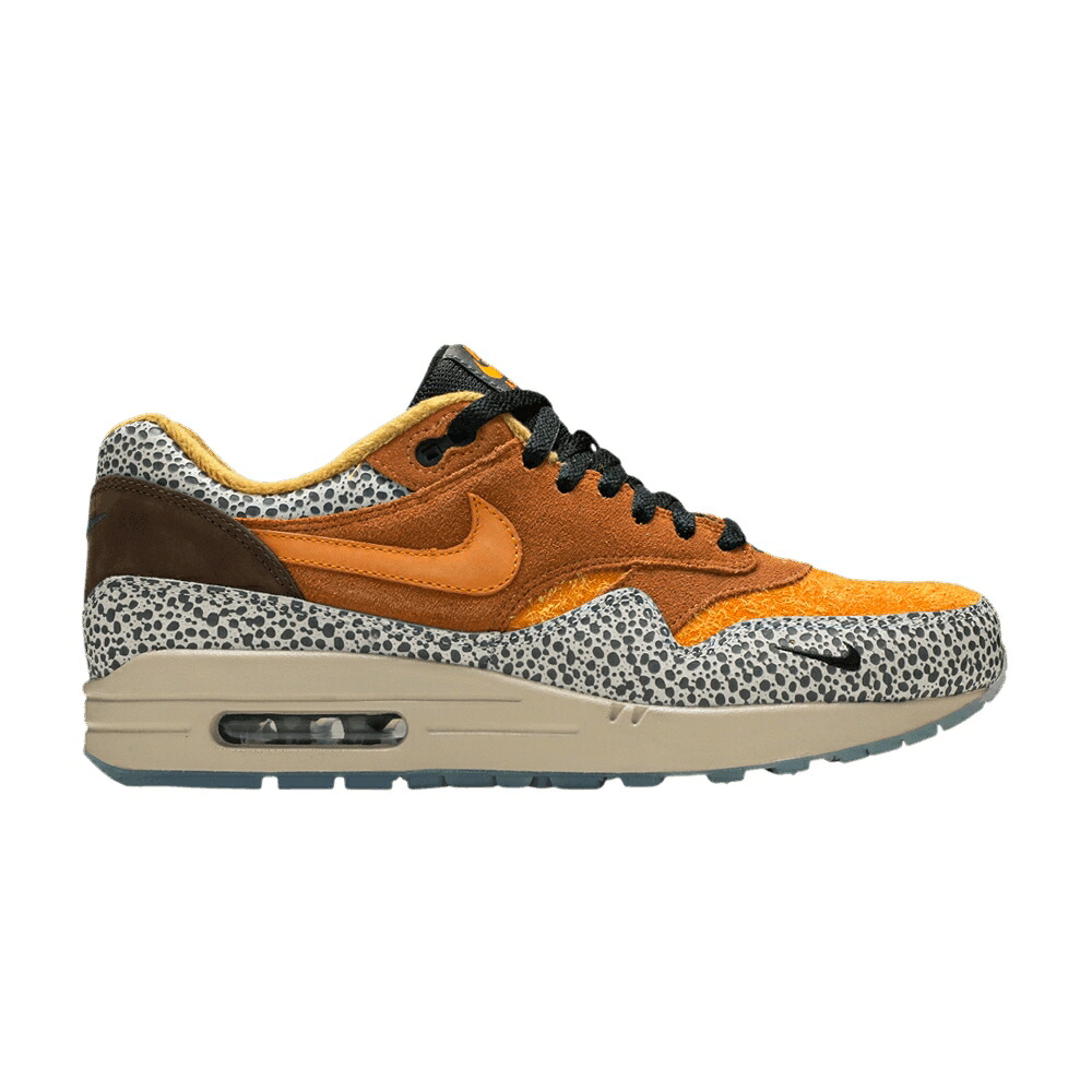 ナイキ マックス エア湖マックス \u0027SAFARI\u0027 スニーカー メンズ NIKE ATMOS X AIR MAX 1 2016 / FLAX KUMQUAT CHESTNUT スニーカー-メンズ靴-靴