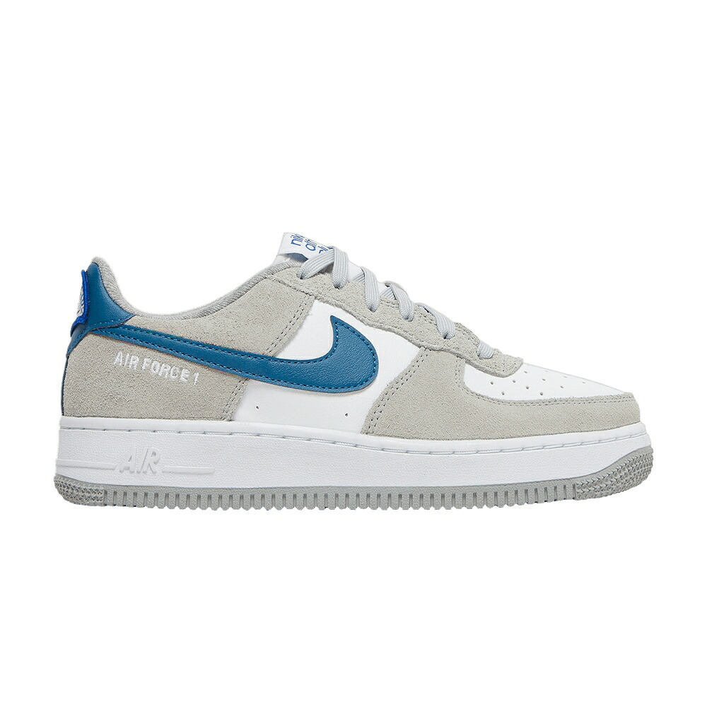 ナイキ 灰色 グレー 白色 ホワイト エアフォース 'ATHLETIC CLUB' ジュニア キッズ NIKE AIR FORCE 1 LV8 GS / LIGHT SMOKE GREY MARINA WHITE ベビー マタニティ スニーカー