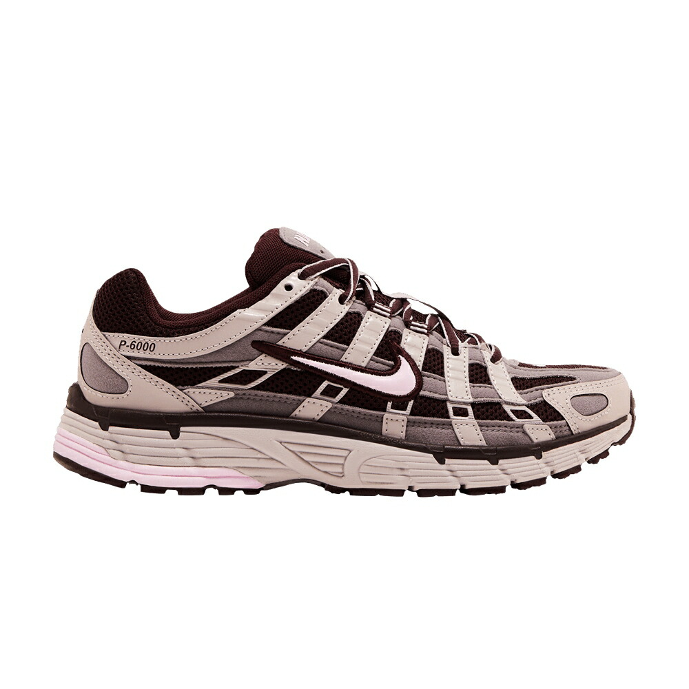 ナイキ ぶどう酒色 バーガンディー 薄墨色 薄墨色 \u0027BURGUNDY CRUSH\u0027 スニーカー レディース NIKE WMNS P-6000 / BURGUNDY CRUSH TAUPE GREY