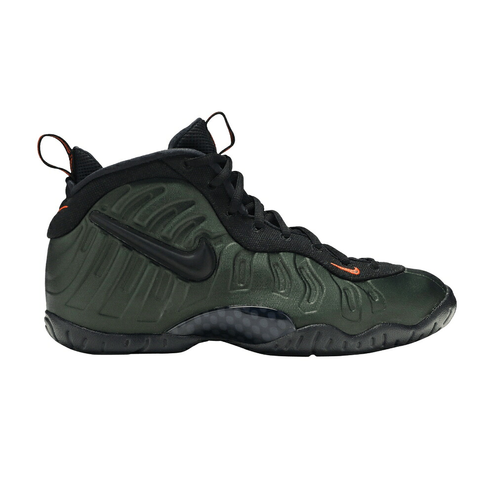 ナイキ フォームポジット プロ 黒色 ブラック チーム 橙 オレンジ エアフォームポジットプロ 'SEQUOIA' ジュニア キッズ NIKE AIR FOAMPOSITE PRO GS / SEQUOIA BLACK TEAM ORANGE ベビー マタニティ スニ
