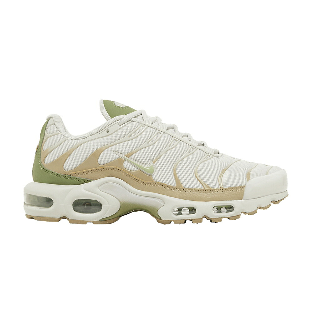 ナイキ マックス エアマックスプラス \u0027LIGHT ALLIGATOR\u0027 スニーカー レディース NIKE WMNS AIR MAX PLUS BONE / LIGHT BONE HONEYDEW ALLIGATOR