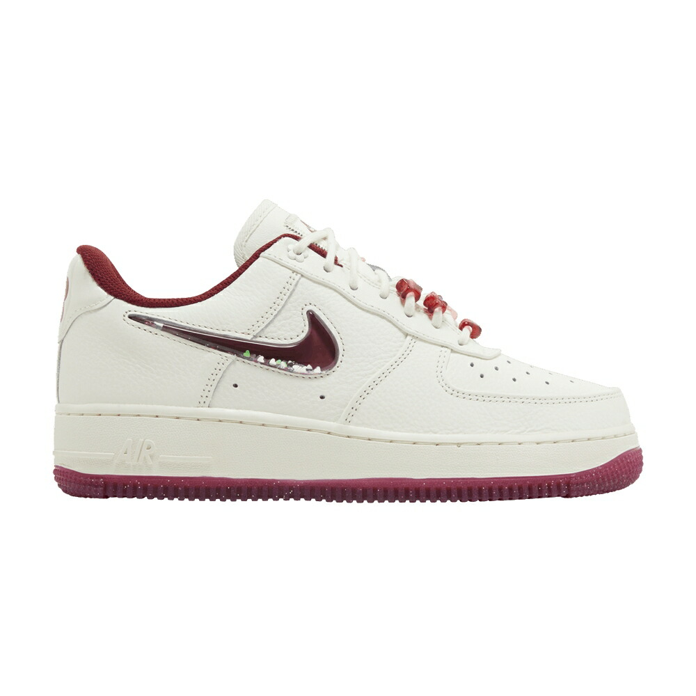 ナイキ レディース チーム 赤 レッド ピンク WOMEN エアフォース VALENTINE 2024 スニーカー メンズ NIKE AIR FORCE 1 LOW DAY / SAIL TEAM RED MEDIUM SOFT PINK