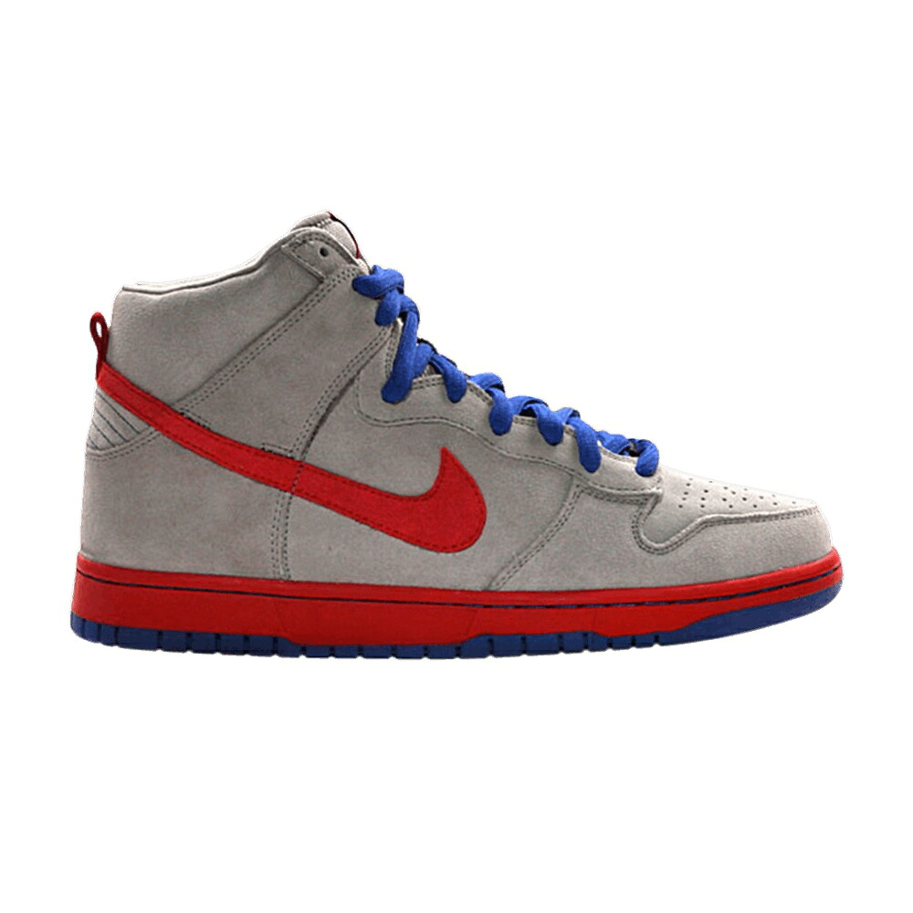 ナイキ ダンク ハイ プロ エスビー 灰色 グレー 赤 レッド ダンクハイ スニーカー メンズ NIKE DUNK HIGH PRO SB / MEDIUM GREY VRSTY RED OLD RYL|スニケス