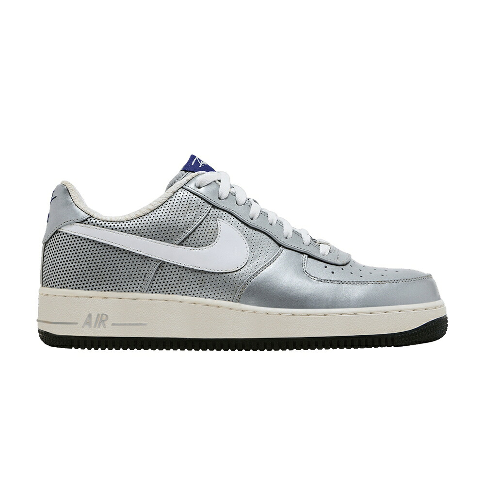 ナイキ プレミアム 銀色 シルバー 白色 ホワイト エアフォース 'FUTURA' スニーカー メンズ NIKE AIR FORCE 1 LOW PREMIUM / MTLLC SILVER WHITE WCKD PRPL|スニケス