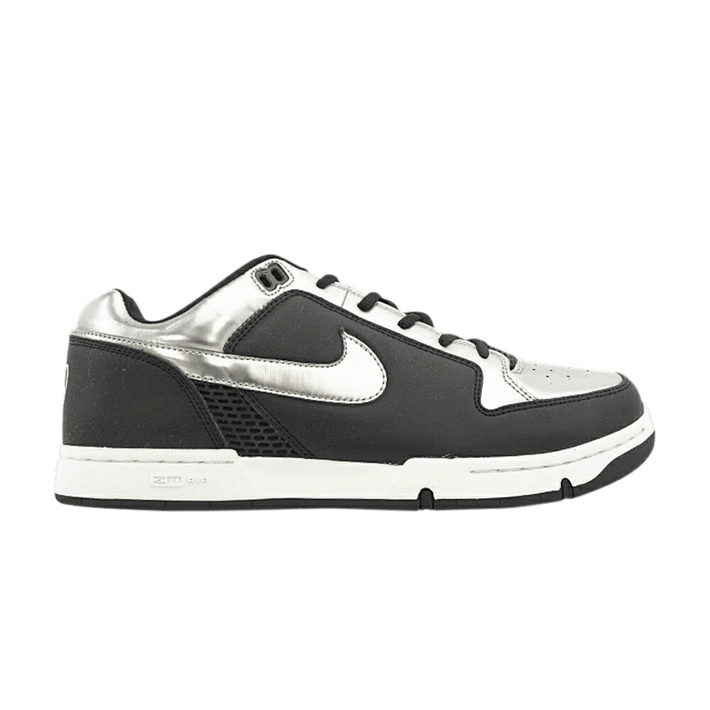ナイキ ズーム 黒色 ブラック 白色 ホワイト スニーカー メンズ NIKE ZOOM AIR ANGUS / BLACK CHROME WHITE