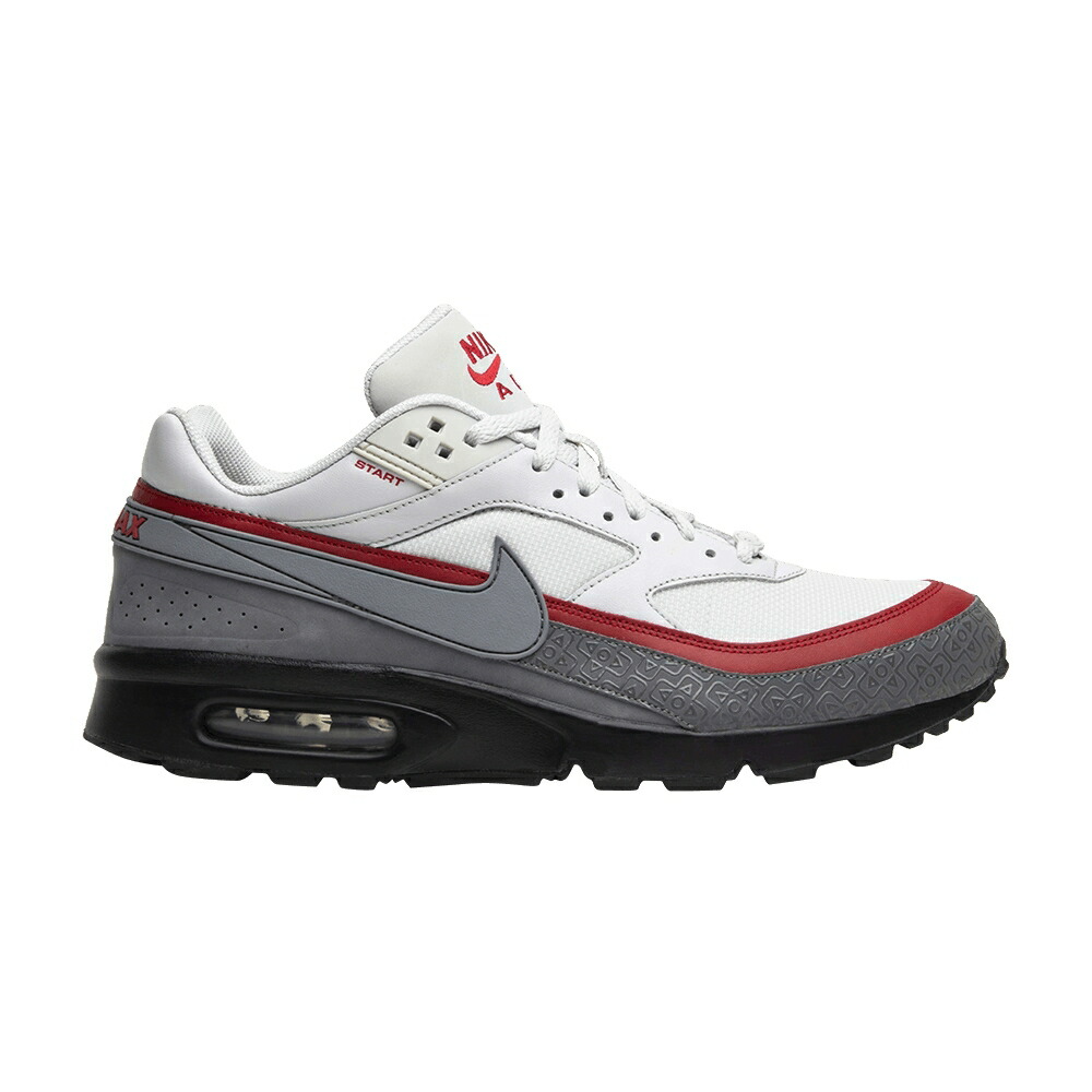 ナイキ 古典派音楽 薄墨色 薄墨色 スニーカー メンズ NIKE AIR CLASSIC BW / NTRL GREY CL GRY BLCK VRSTY RD