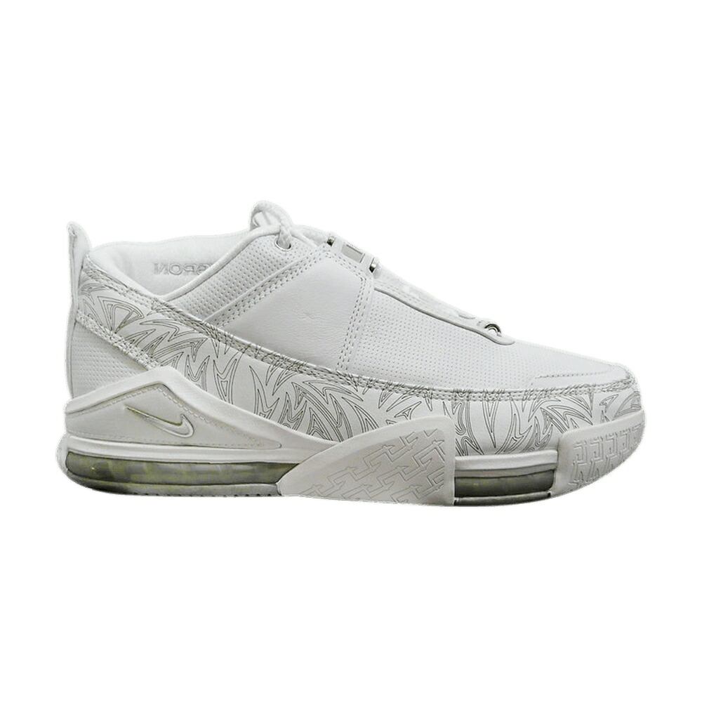 ナイキ ズーム レブロン 白色 ホワイト 銀色 シルバー 'WHITE SILVER' スニーカー メンズ NIKE ZOOM LEBRON 2 LOW METALLIC / WHITE WHITE METALLIC SILVER｜スニケス