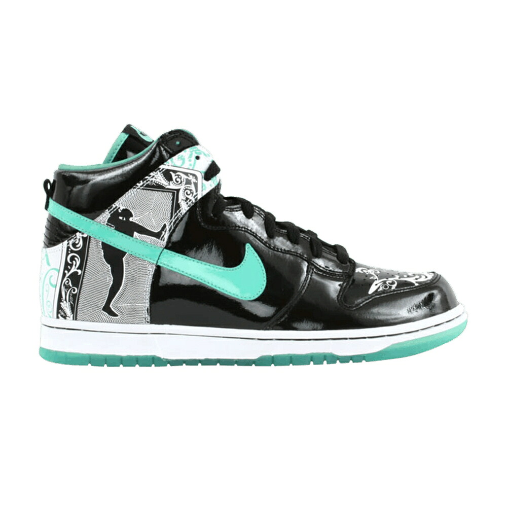 ナイキ ダンク ハイ 黒色 ブラック 白色 ホワイト ダンクハイ 'COLLECTION ROYALE' スニーカー メンズ NIKE DUNK HIGH DONTRELLE WILLIS / BLACK WHITE AZZURE|スニケス