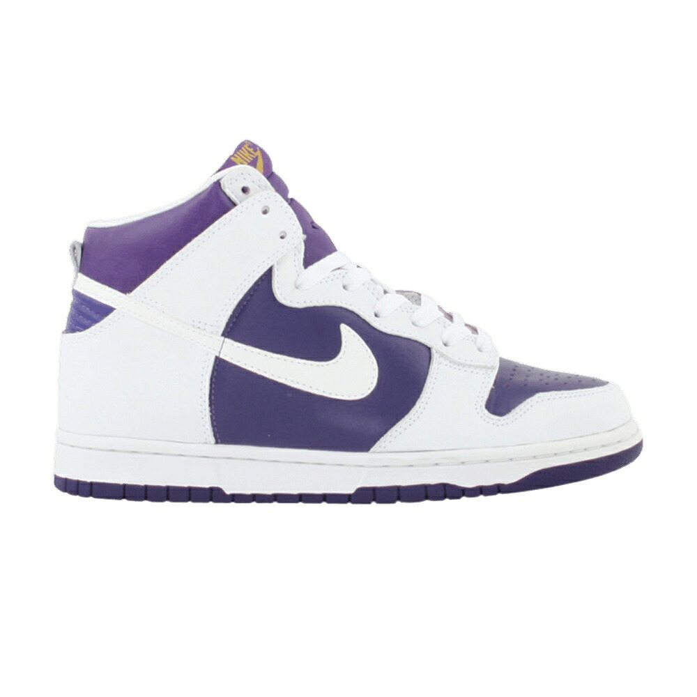 ナイキ ダンク ハイ 紫 パープル 白色 ホワイト ダンクハイ スニーカー メンズ NIKE DUNK HIGH LE / VARSITY PURPLE WHITE