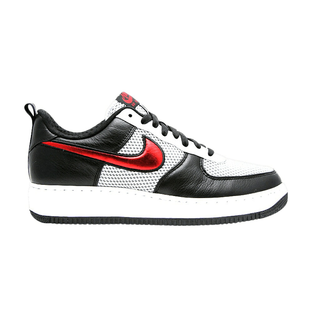 ナイキ プレミアム 銀色 シルバー 赤 レッド エアフォース 'SPIRIDON' スニーカー メンズ NIKE AIR FORCE 1 LOW PREMIUM / METALLIC SILVER VARSITY RED