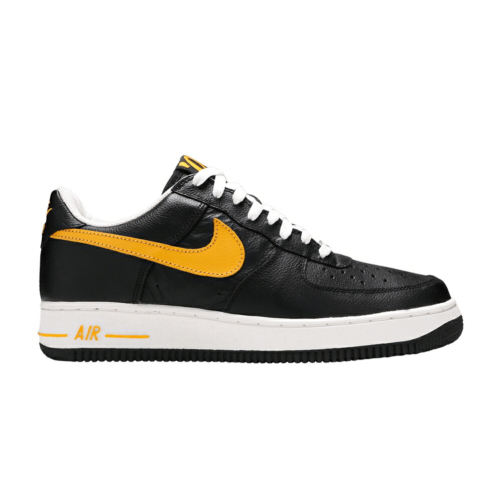 ナイキ 黒色 ブラック ゴールド エアフォース '06 FRATERNITY' スニーカー メンズ NIKE AIR FORCE 1 / BLACK UNIVERSITY GOLD｜スニケス