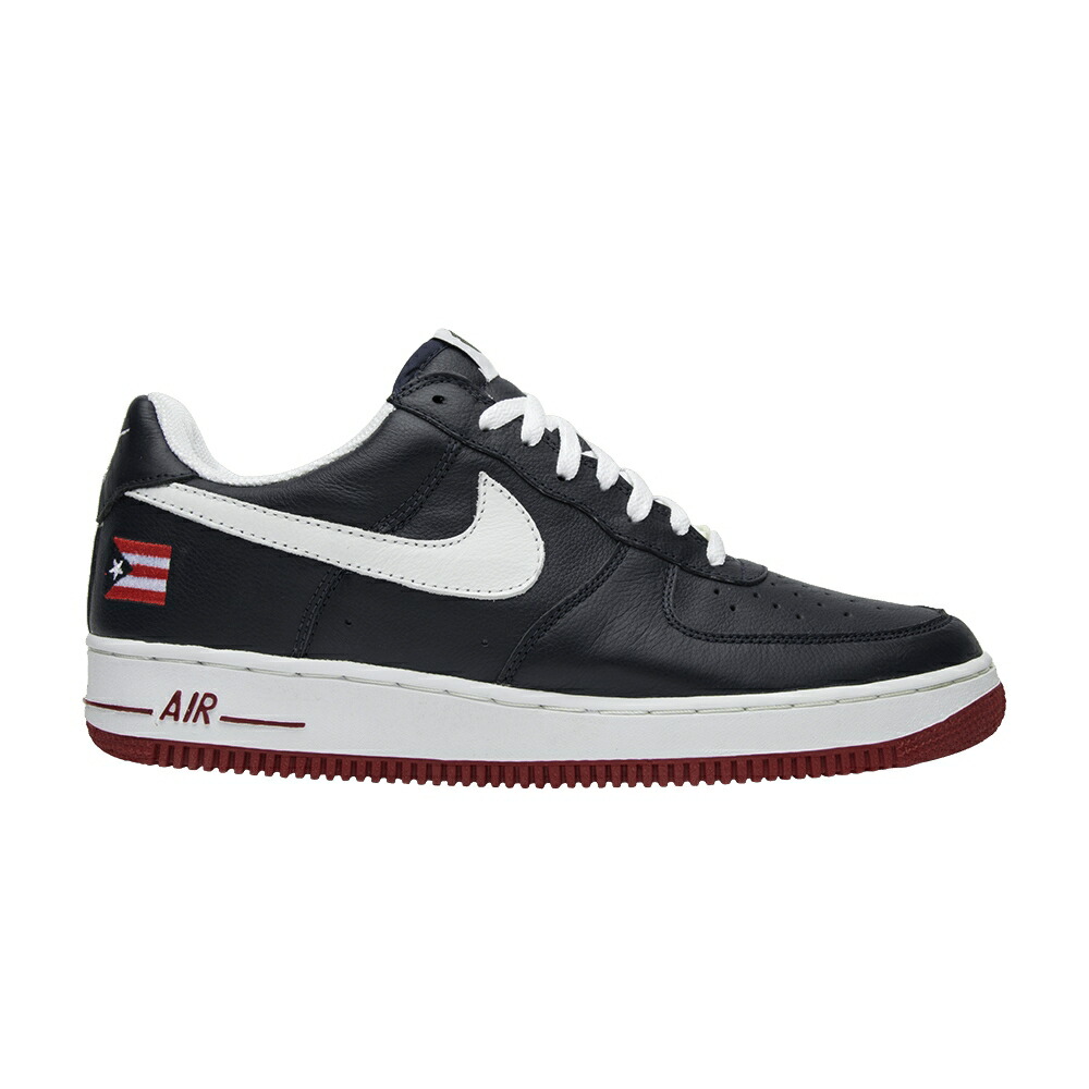 ナイキ 白色 ホワイト 赤 レッド エアフォース PUERTO 3 スニーカー メンズ NIKE AIR FORCE 1 RICO / OBSIDIAN WHITE VARSITY RED (PR3)