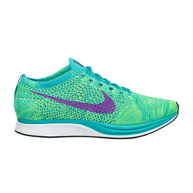 ナイキ 飛球編み物 \u0027HULK\u0027 スニーカー メンズ NIKE FLYKNIT RACER / SPORT TURQUOISE HYPER GRAPE VOLT