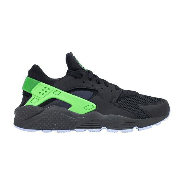 ナイキ ハラチ 黒いこと 黒いこと 緑 緑であること \u0027POISON GREEN\u0027 スニーカー メンズ NIKE AIR HUARACHE / BLACK POISON GREEN ALUMINUM