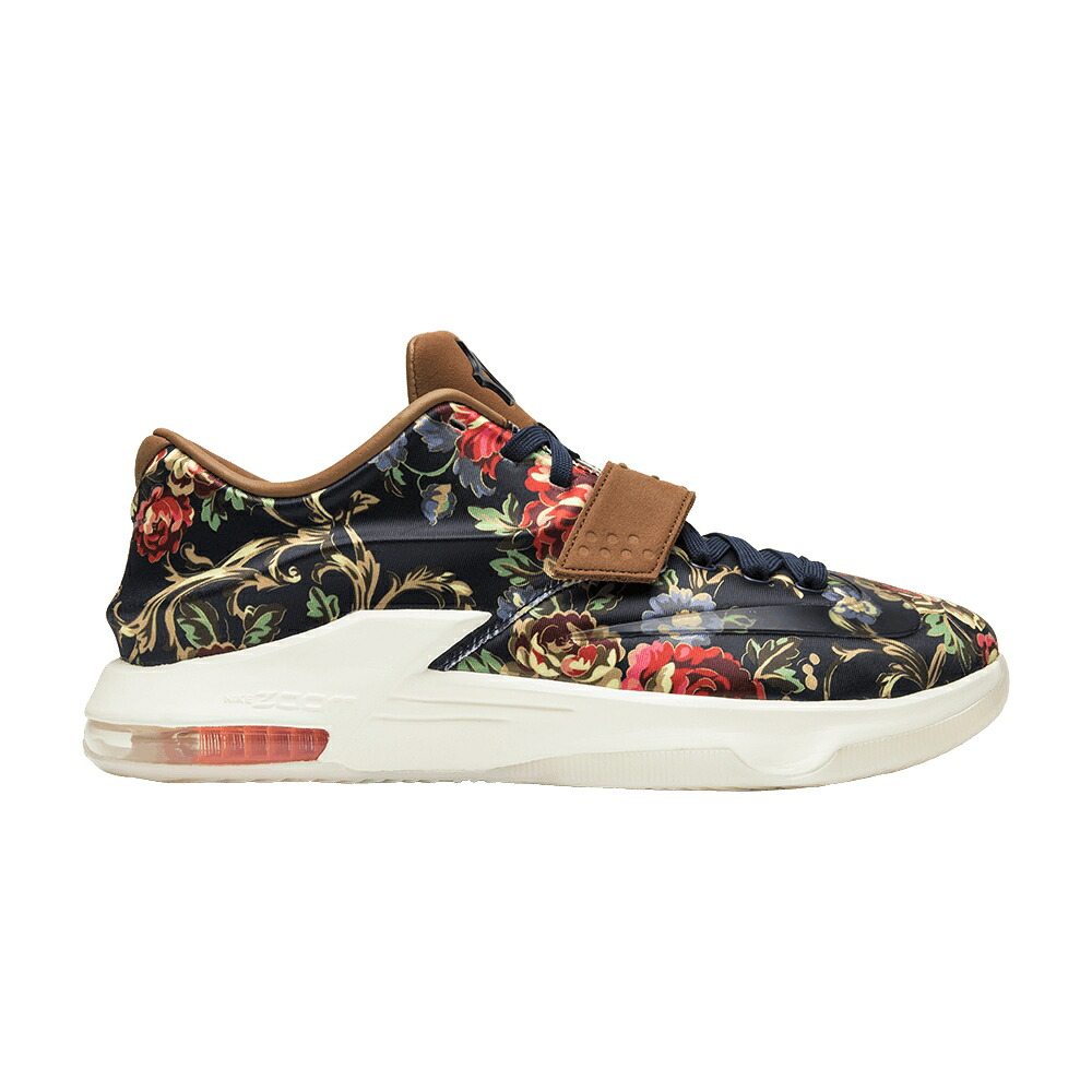 ナイキ 紺色 米国海軍 黒いこと 黒いこと \u0027FLORAL\u0027 スニーカー メンズ NIKE KD 7 EXT QS / MIDNIGHT NAVY BLACK HAZELNUT