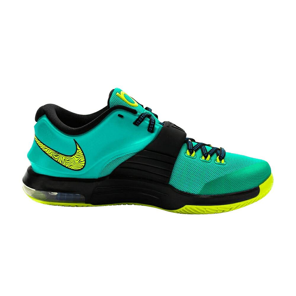ナイキ 翡翆 ジェード 黒いこと 黒いこと 青碧 青碧 \u0027UPRISING\u0027 スニーカー メンズ NIKE KD 7 / HYPER JADE VOLT BLACK PHOTO BLUE