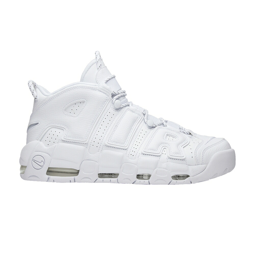 ナイキ 引き上げるペース 白いこと 白いこと エアモアアップテンポ モアテン \u0027TRIPLE WHITE\u0027 スニーカー メンズ NIKE AIR MORE UPTEMPO / WHITE WHITE WHITE