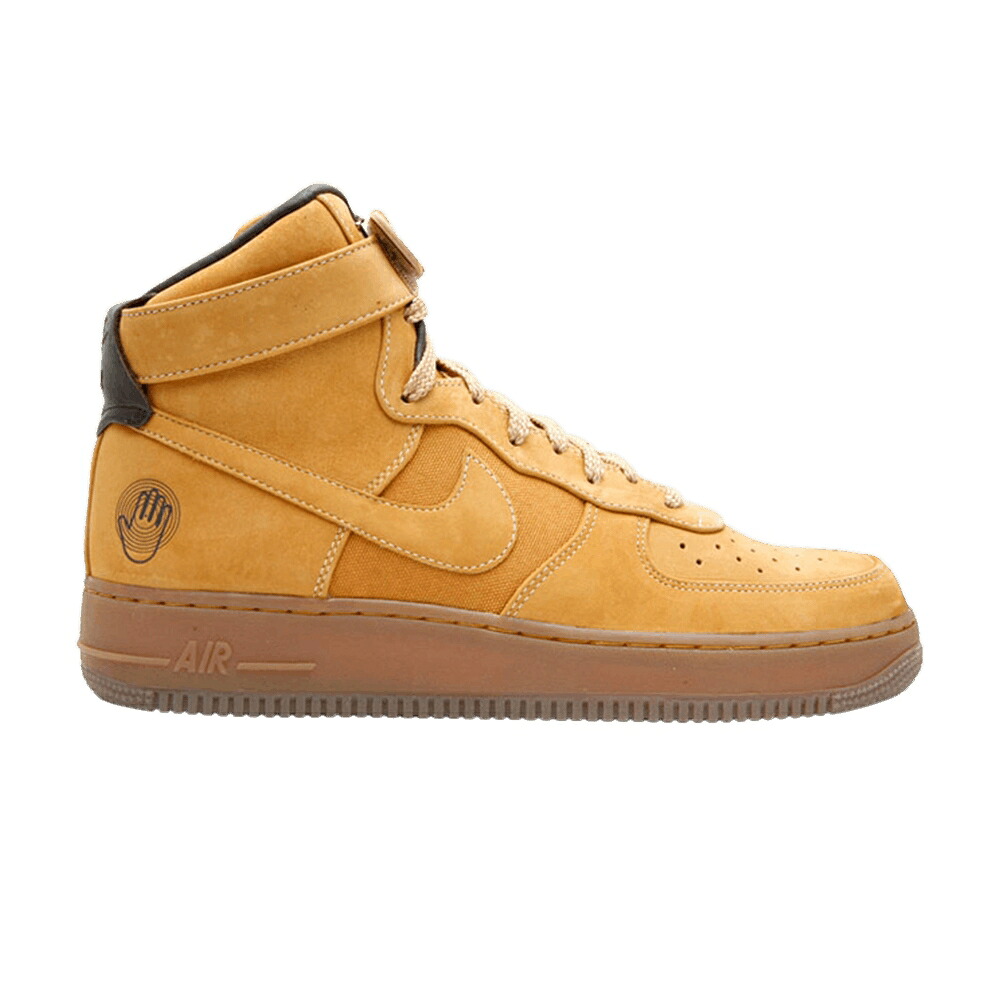 ナイキ 御機嫌 ゴールド ウィート 空軍 スニーカー メンズ NIKE BOBBITO GARCIA X AIR FORCE 1 HIGH / SANDED GOLD SANDED GOLD WHEAT