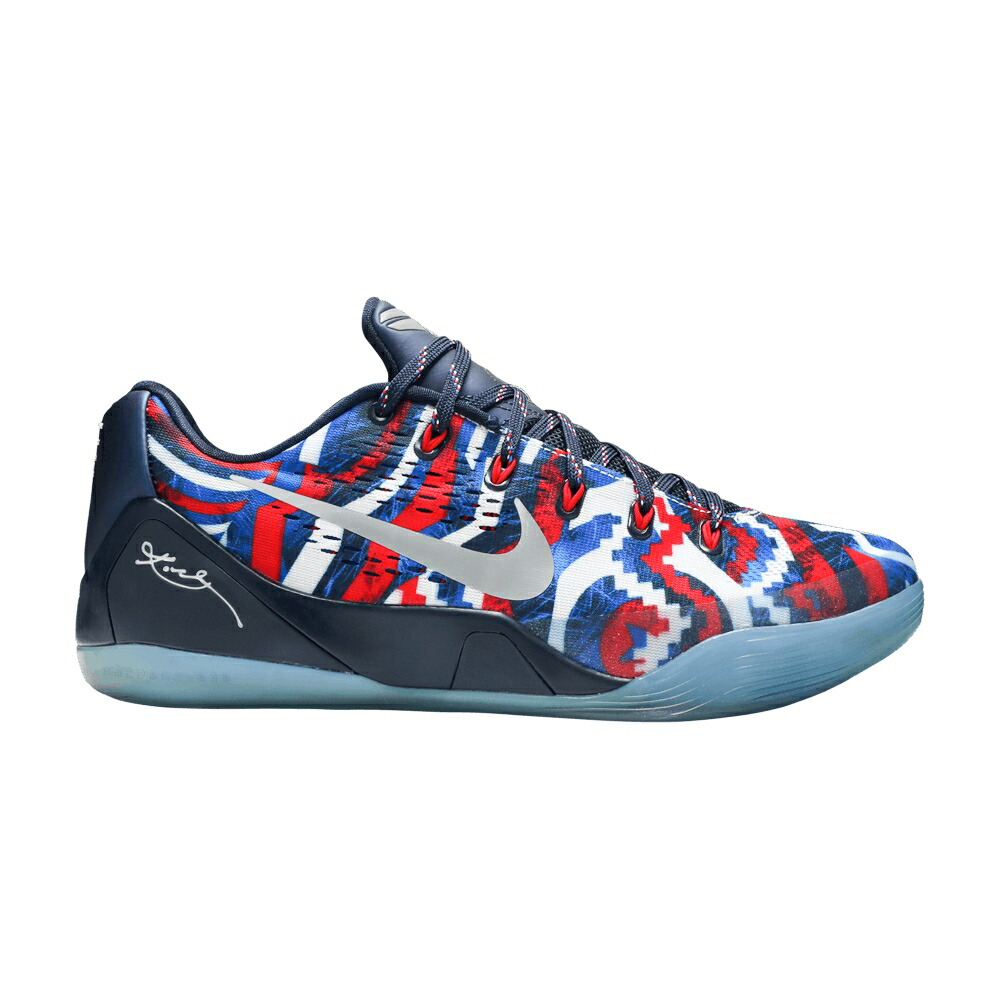 ナイキ コービー 白いこと 白いこと しろがね色 しろがね色 \u0027INDEPENDENCE DAY\u0027 スニーカー メンズ NIKE KOBE 9 EM / WHITE METALLIC SILVER HYPER