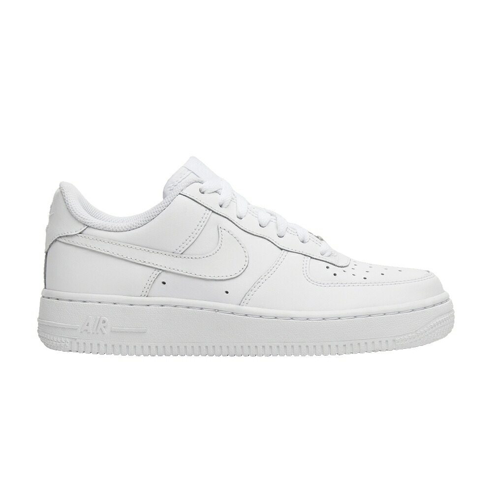 ナイキ 白色 ホワイト エアフォース 'WHITE' ジュニア キッズ NIKE AIR FORCE 1 LOW GS / WHITE WHITE WHITE ベビー マタニティ スニーカー｜スニケス