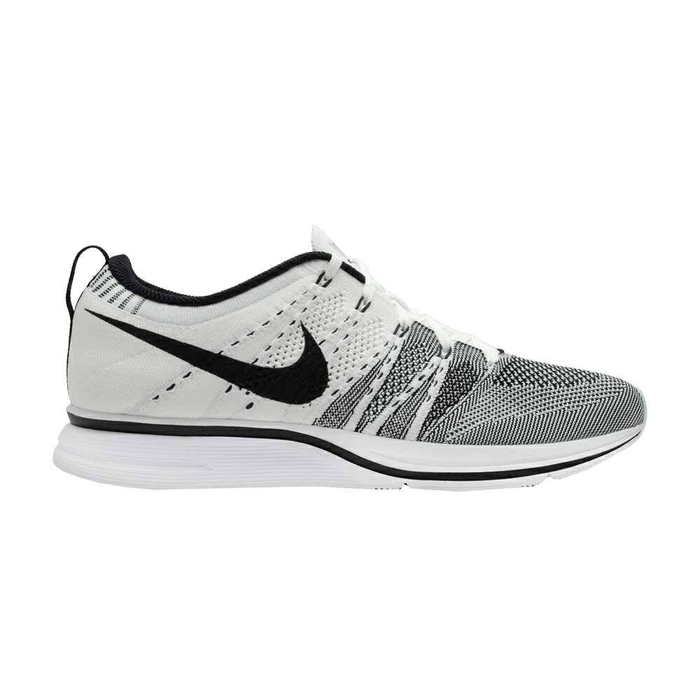 ナイキ フライニット トレーナー 白色 ホワイト 黒色 ブラック 'WHITE BLACK' スニーカー メンズ NIKE FLYKNIT TRAINER / WHITE BLACK