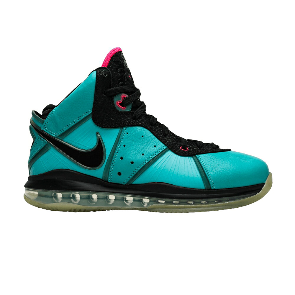 ナイキ レブロン 黒いこと 黒いこと サクラ色 \u0027SOUTH BEACH\u0027 スニーカー メンズ NIKE LEBRON 8 2010 / RETRO BLACK PINK FLASH FILAMENT
