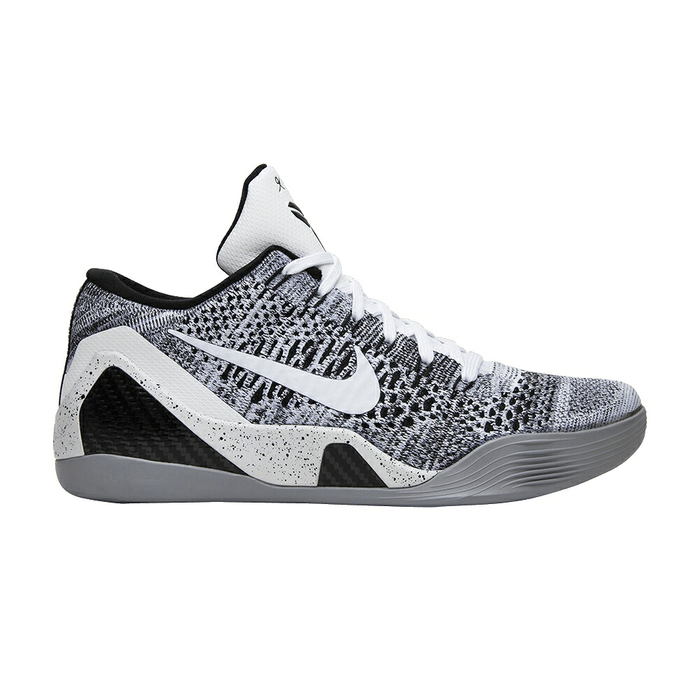 ナイキ コービー エリート 白色 ホワイト 黒色 ブラック 灰色 グレー 'BEETHOVEN' スニーカー メンズ NIKE KOBE 9 ELITE LOW / WHITE BLACK WOLF GREY｜スニケス