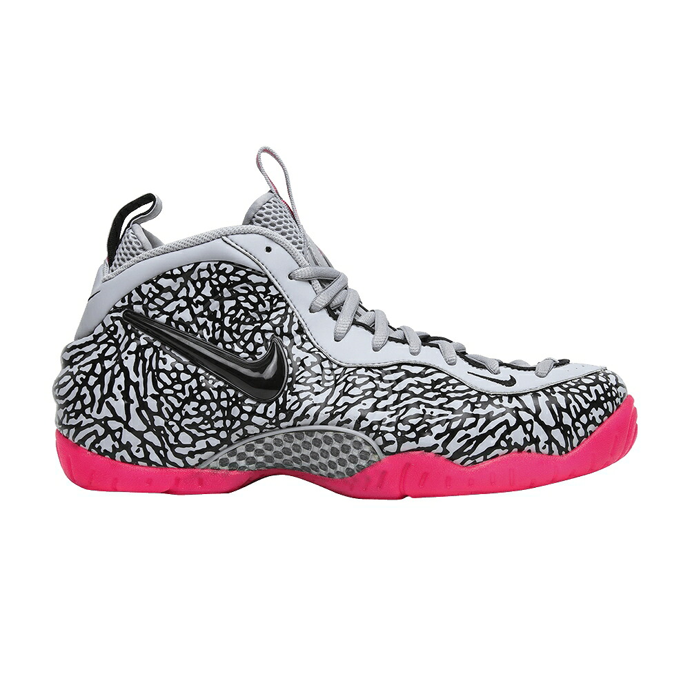 ナイキ フォームポジット プロ 灰色 グレー 黒色 ブラック ピンク エアフォームポジットプロ 'ELEPHANT PRINT' スニーカー メンズ NIKE AIR FOAMPOSITE PRO PRM / WOLF GREY BLACK HYPER PINK|スニケス