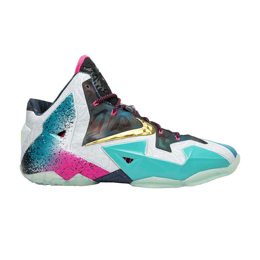 ナイキ レブロン プレミアム 黒色 ブラック 銀色 シルバー ギャラクシー WHAT LEBRON スニーカー メンズ NIKE LEBRON 11 PREMIUM THE / BLACK LAVA SILVER ICE GALAXY