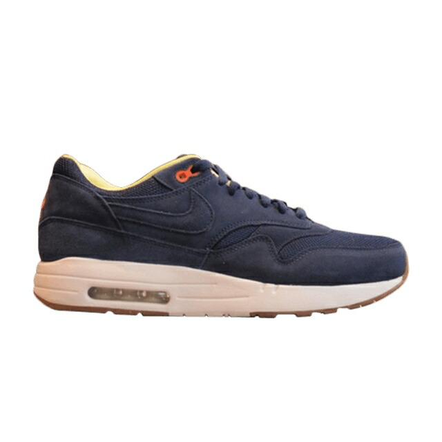 ナイキ 紺色 米国海軍 ミッド エア湖マックスIM スニーカー メンズ NIKE AIR MAXIM 1 APC SP / MIDNIGHT NAVY MID NVY TTL ORNG