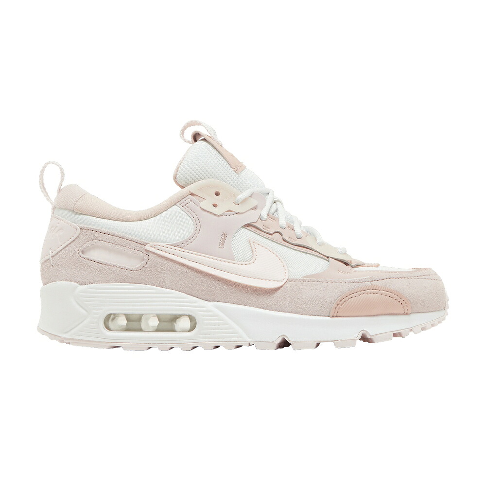 ナイキ マックス 白いこと 白いこと サクラ色 大気圏マックス \u0027BARLEY ROSE\u0027 スニーカー レディース NIKE WMNS AIR MAX 90 FUTURA / SUMMIT WHITE LIGHT SOFT PINK