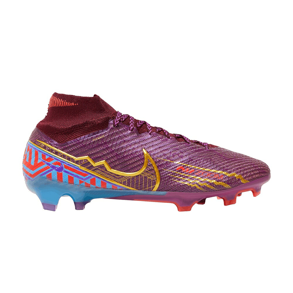 ナイキ 望遠レンズ エリート 青味 青み \u0027DARK BEETROOT\u0027 スニーカー メンズ NIKE KYLIAN MBAPP X ZOOM MERCURIAL SUPERFLY 9 ELITE FG / DARK BEETROOT UNIVERSITY BLUE