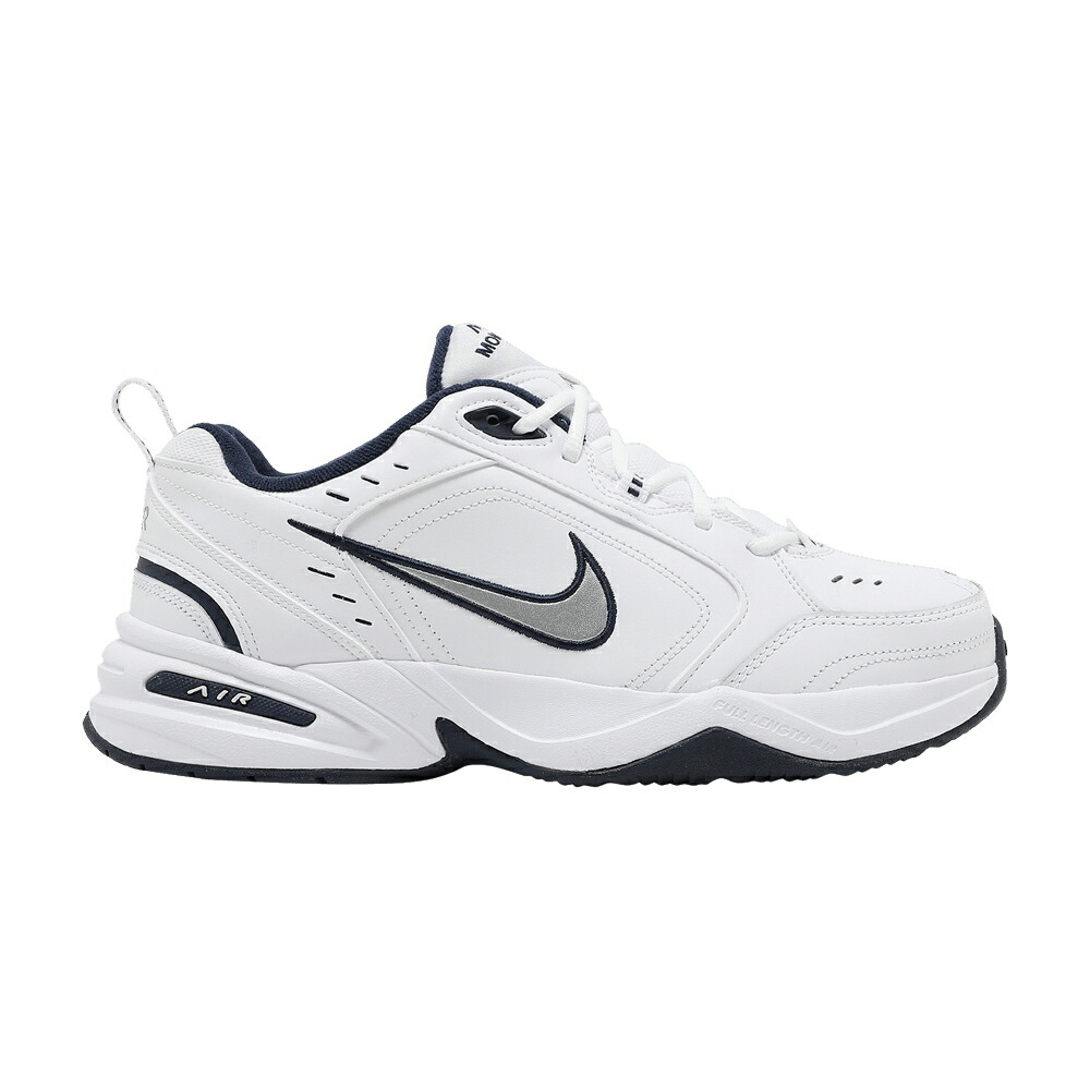 ナイキ モナーク 白色 ホワイト 紺色 ネイビー 'WHITE NAVY' スニーカー メンズ NIKE AIR MONARCH IV / WHITE NAVY