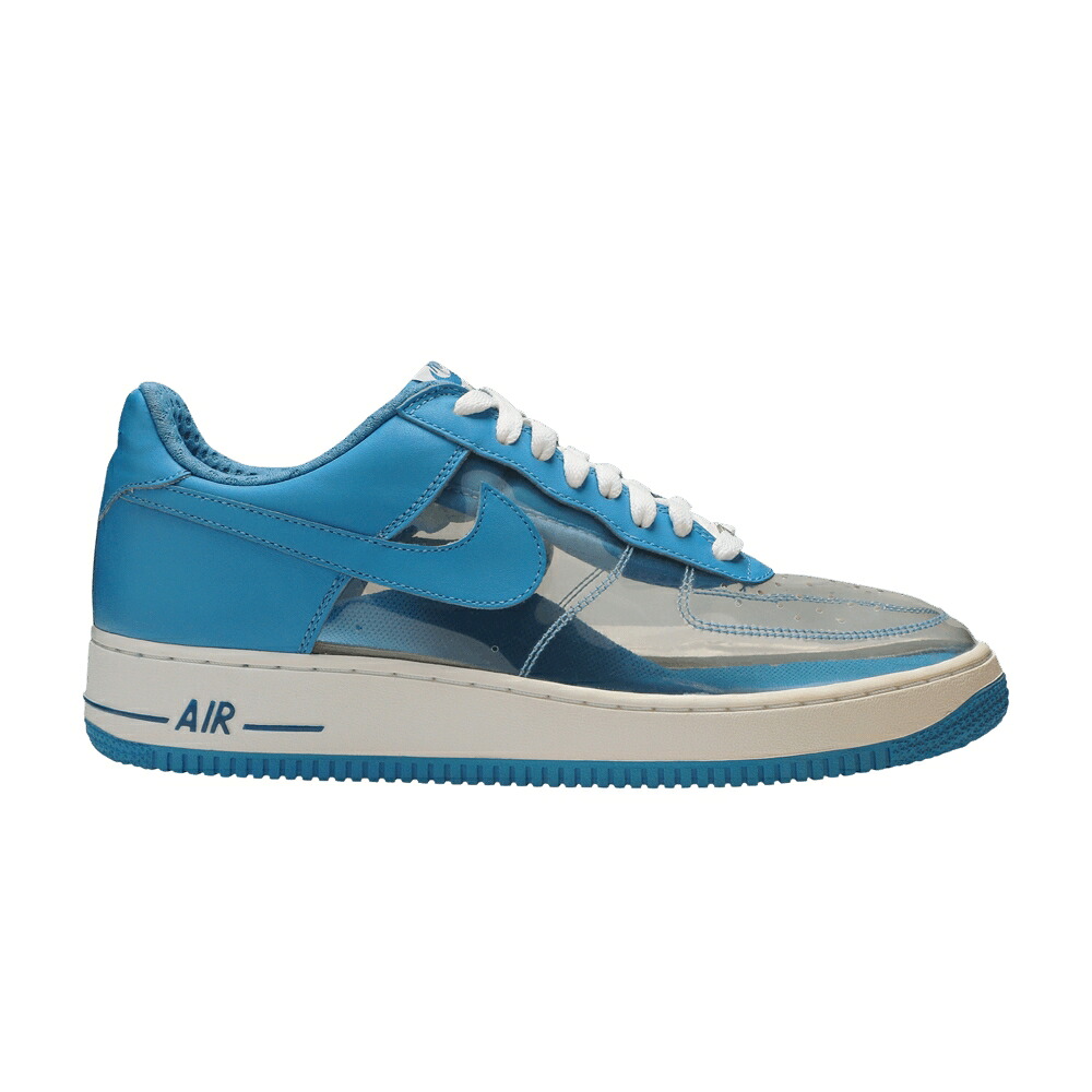 ナイキ 割り増し金 青味 青み 空軍 \u0027FANTASTIC WOMAN\u0027 スニーカー メンズ NIKE AIR FORCE 1 PREMIUM 4 INVISIBLE / CLEAR HARBOR BLUE MILITARY BLUE