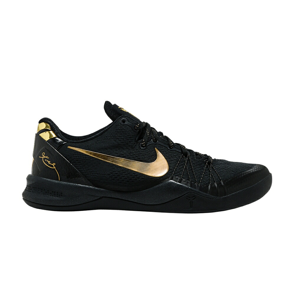 ナイキ コービー 黒いこと 黒いこと ゴールド ELITE+ \u0027AWAY\u0027 スニーカー メンズ NIKE KOBE 8 / BLACK METALLIC GOLD