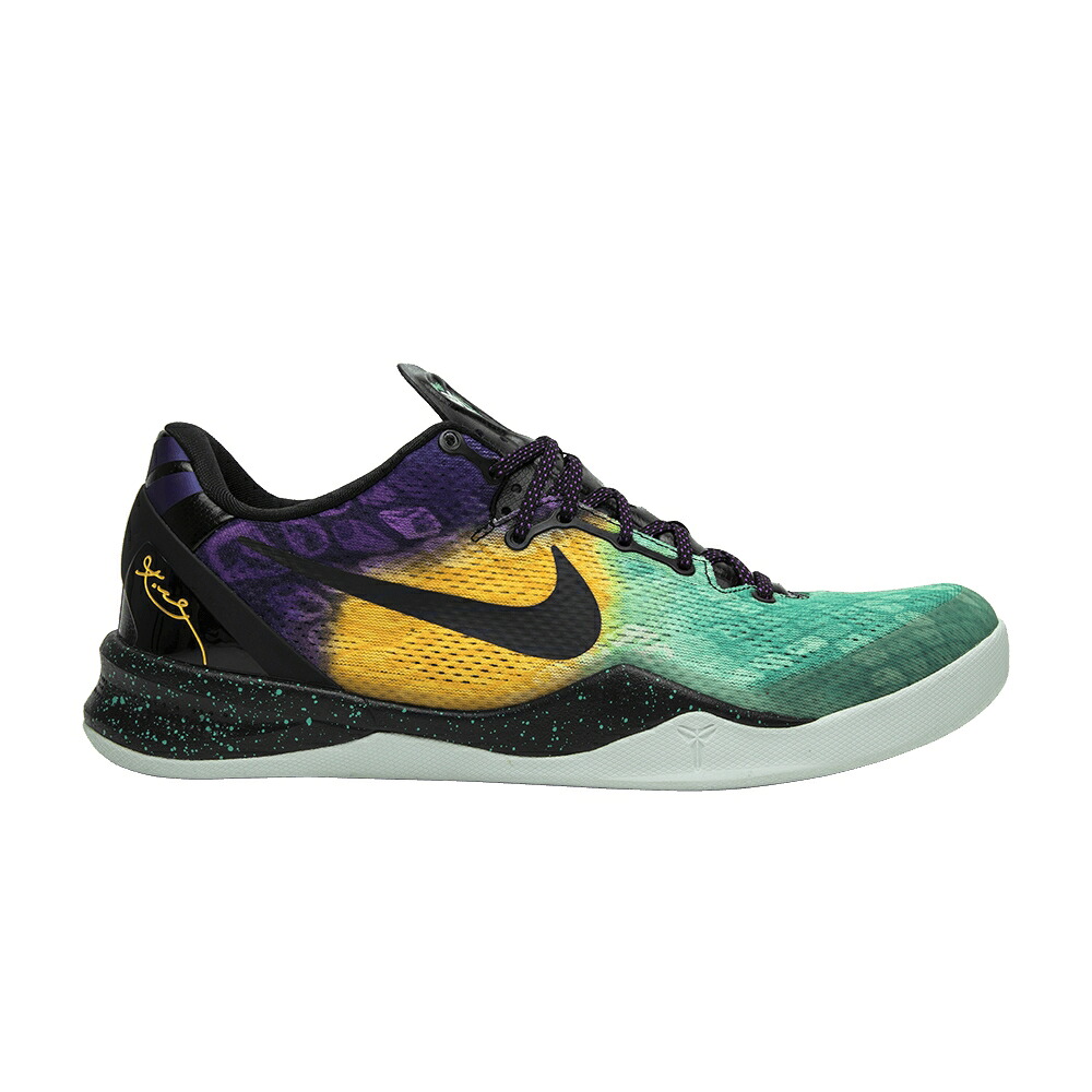 ナイキ コービー 厚地の外套 紫 パープル \u0027EASTER\u0027 スニーカー メンズ NIKE KOBE 8 / FIBERGLASS COURT PURPLE BACK