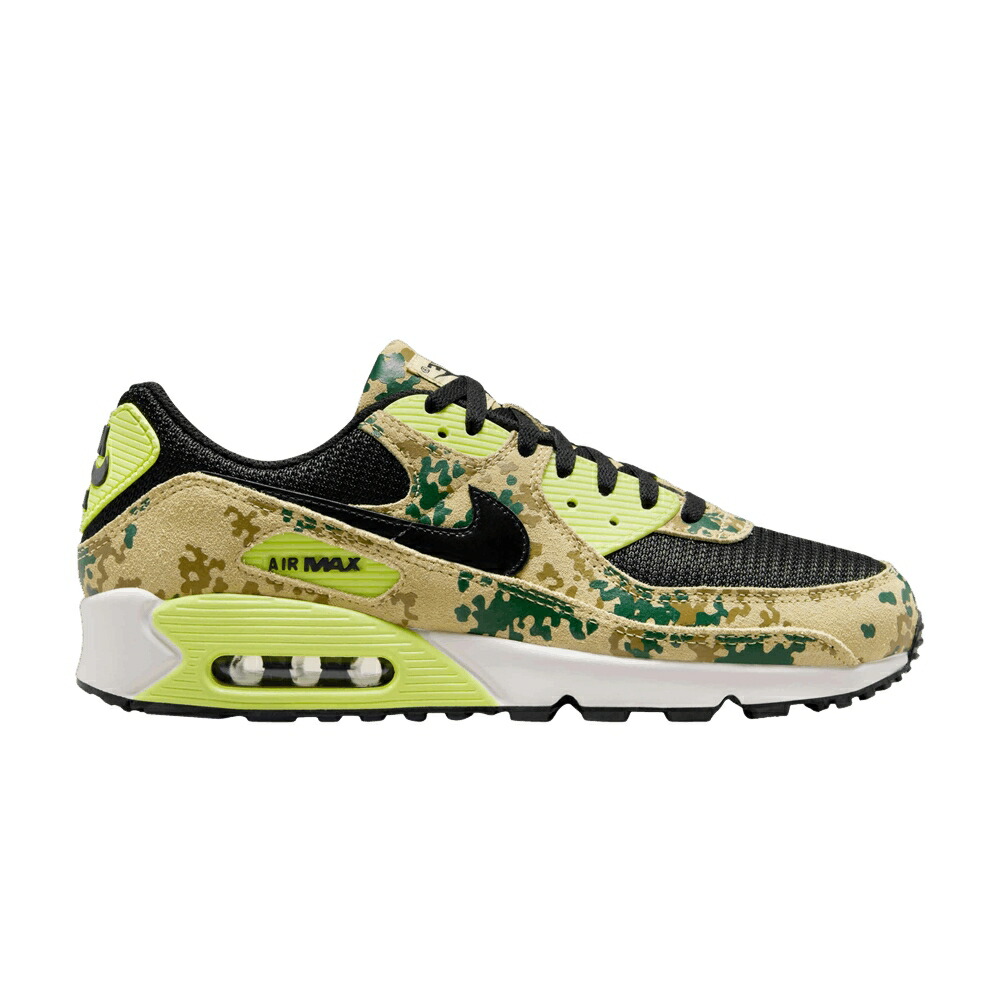 ナイキ マックス プレミアム ゴールド チーム 黒色 ブラック エアマックス CAMO TWIST スニーカー メンズ NIKE AIR MAX 90 PREMIUM PACK - GOLD LIGHT LEMON / TEAM GOLD BLACK LIGHT LEMON