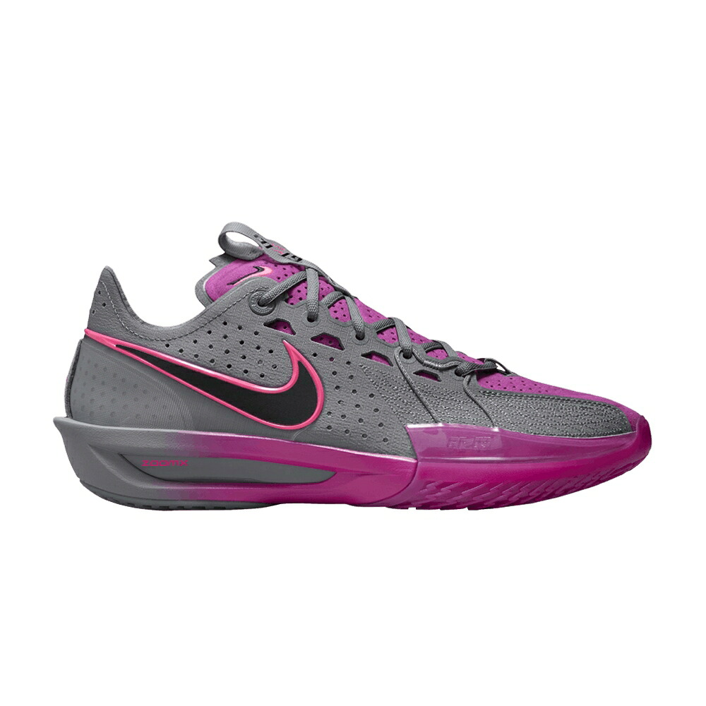 ナイキ 望遠レンズ 薄墨色 薄墨色 \u0027SMOKE FUCHSIA\u0027 スニーカー メンズ NIKE AIR ZOOM GT CUT 3 GREY HOT / SMOKE GREY HOT FUCHSIA HYPER
