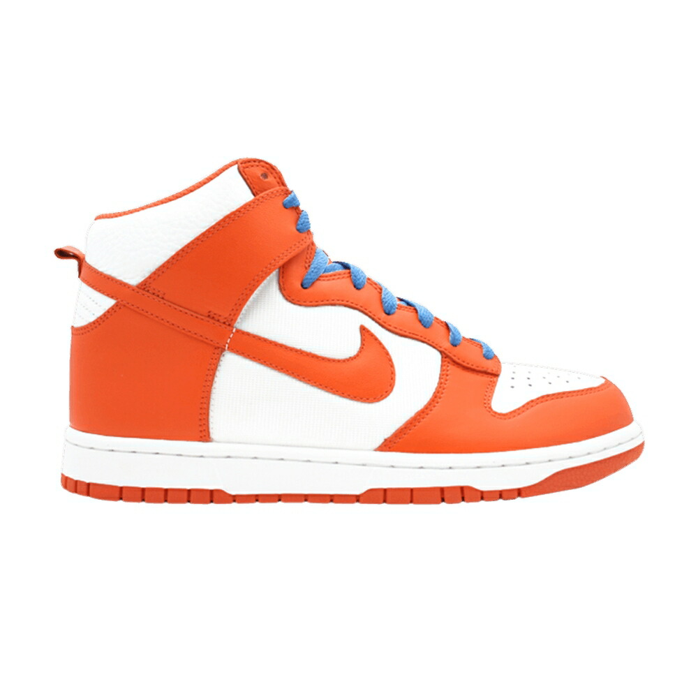 ナイキ ダンク ご機嫌 白いこと 白いこと 橙 オレンジ色 青味 青み ダンクハイ スニーカー メンズ NIKE DUNK HIGH / WHITE ORANGE BLAZE VRSTY BLUE