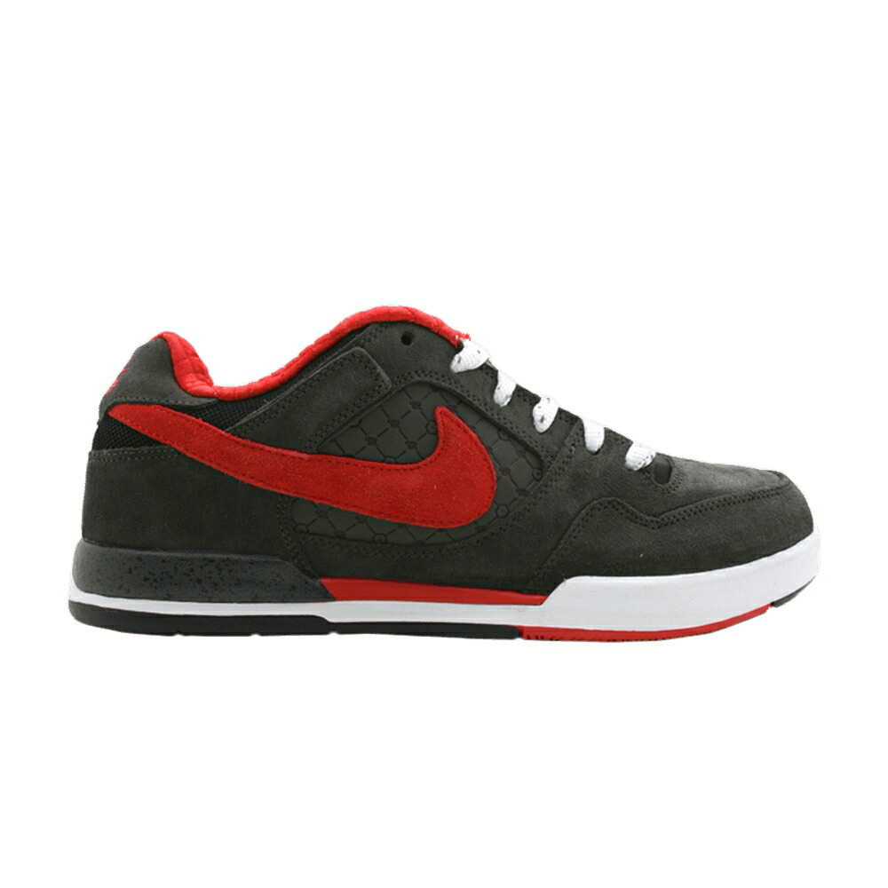 ナイキ 極点 望遠レンズ 赤 赤いこと スニーカー メンズ NIKE PAUL RODRIGUEZ 2 ZOOM AIR / NEWSPRINT SPORT RED メンズ靴-スニーカー-靴