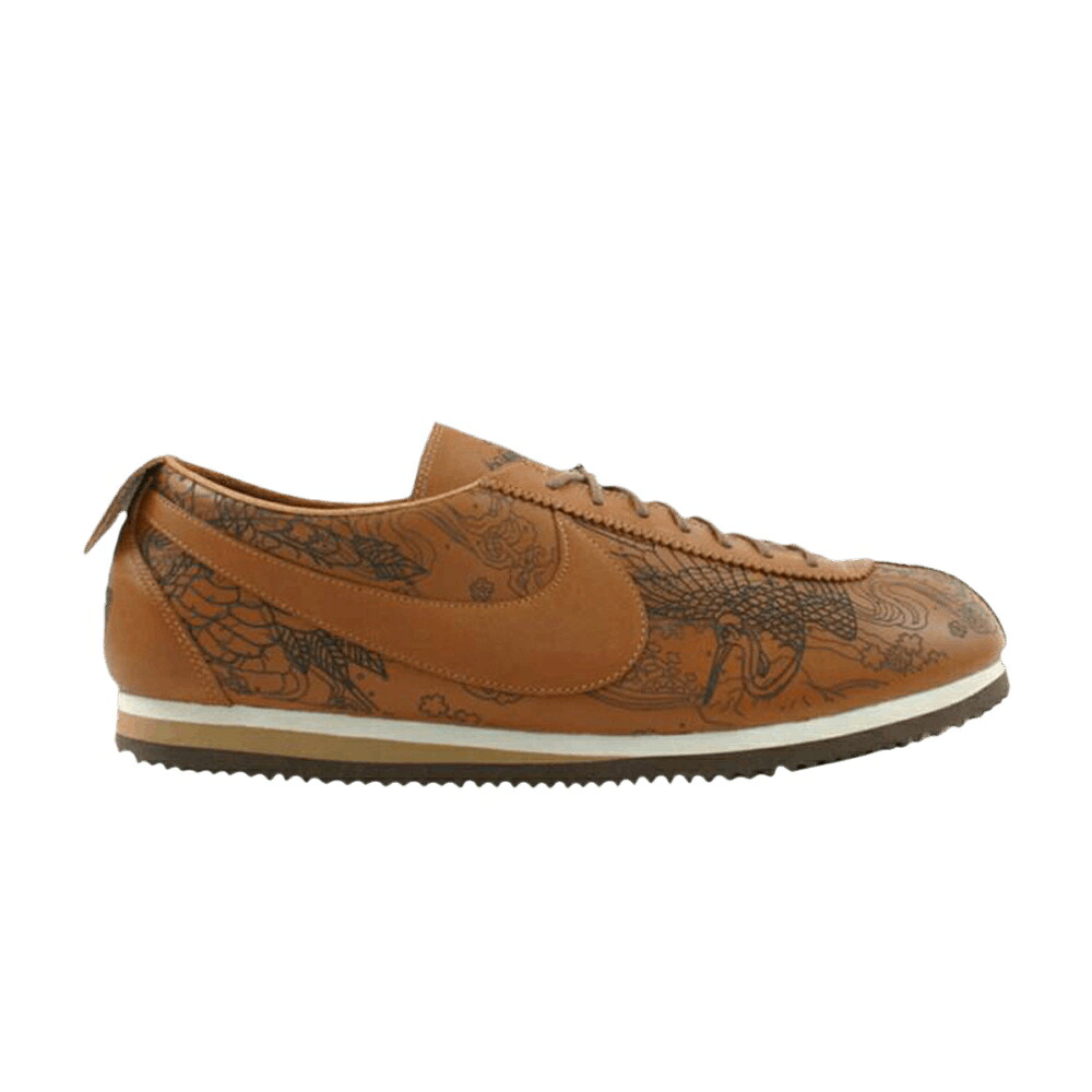 ナイキ コルテッツ 割り増し金 スニーカー メンズ NIKE ORIGINAL CORTEZ PREMIUM LC / MED BRN MED BRN L BONE BRQ BRN