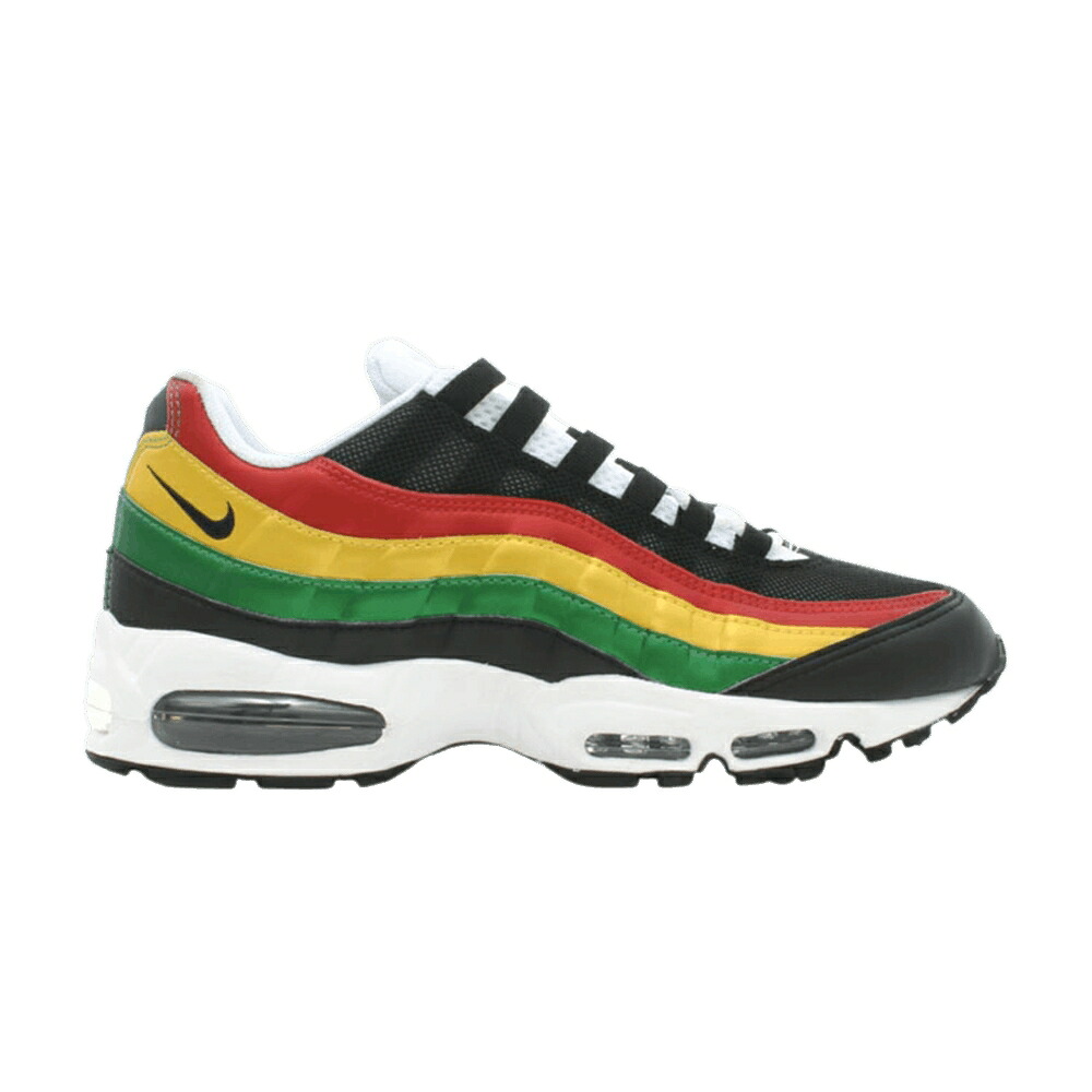 ナイキ マックス 白色 ホワイト 黒色 ブラック クラシック 緑 グリーン エアマックス 'RASTA' スニーカー メンズ NIKE AIR MAX 95 / WHITE BLACK CLASSIC GREEN