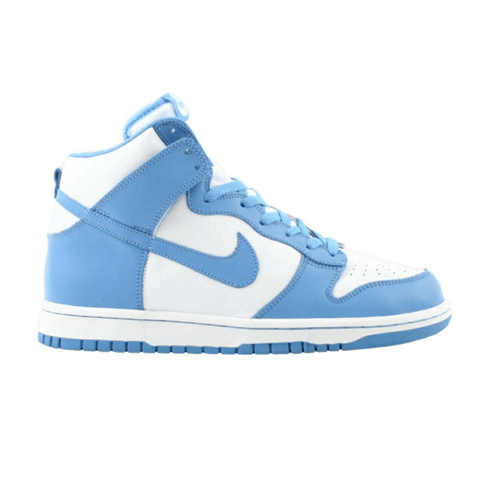ナイキ ダンク ハイ 白色 ホワイト 青色 ブルー ダンクハイ スニーカー メンズ NIKE DUNK HIGH / WHITE UNIVERSITY BLUE｜スニケス