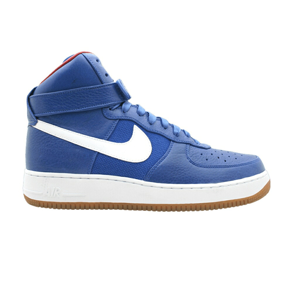 ナイキ ハイ プレミアム 白色 ホワイト 赤 レッド エアフォース 'BOBBITO' スニーカー メンズ NIKE AIR FORCE 1 HIGH PREMIUM / VARSITY ROYAL WHITE SPORT RED