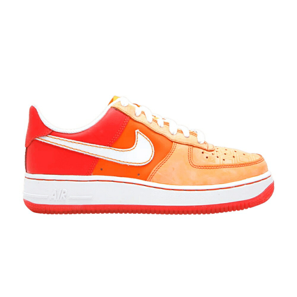 ナイキ 橙 オレンジ 白色 ホワイト エアフォース 'ORANGE PEEL' ジュニア キッズ NIKE AIR FORCE 1 GS / ORANGE PEEL WHITE PIMENTO ベビー マタニティ スニーカー 35,425円